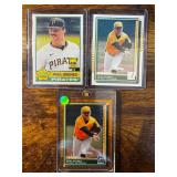 Paul Skenes lot of 3 - Orange optic refractor