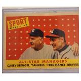 1958 Topps Casey Stengel #475 Card