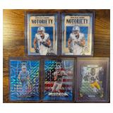 Amon-Ra St BrownP Parallel lot of 5 - Prizms