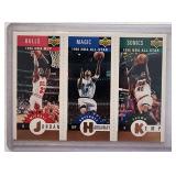 96 UD Jordan/Kemp/Hardaway Card