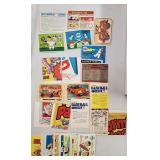 Stack of VTG 1970s Bazooka Joe inserts & More