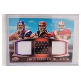 11 Topps Triple Relic Dalton/Kaepernick/Ponder/388