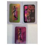 3 1998 Michael Jordan Dunk 'N Go Nuts Mini Cards