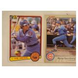 Two 1983 Fleer & Donruss Ryne Sandberg Rookie Card