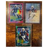 Josh Downs Refractor lot of 3- RCs, Parallel