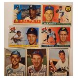 Lot Of 7 1955-56 Topps MLB Cards
