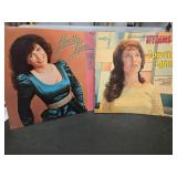 Loretta Lynn Vinyl LP Record Lot x2 Decca MCA