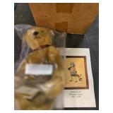 Steiff Bear w/ Box & Booklet
