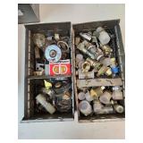 2 LG Trays Of Bolts, Fittings, Hardware