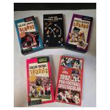 Lot of 5 Sports VHS Tapes