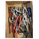 Flat Full Of Pliers & Channel Locks