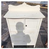 VTG Painted Chest 5 Drawers