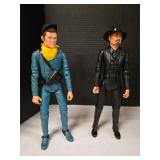 1970s Gabriel / Lone Rangerï¿½style 12' figures