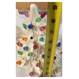 VTG Porcelain Light up Christmas Tree