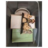 Lot of decor houses and plate