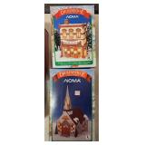 Two Dickens Porcelain Christmas Villages Org Boxes