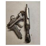 Pneumatic Ratchet & Spray Gun