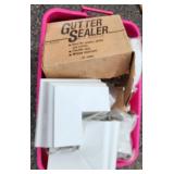 Tote Full of Aluminum Gutter Parts