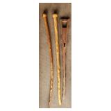 3 Antique Walking Sticks