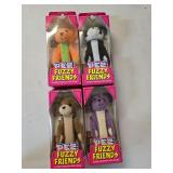 4 PEZ Fuzzy Friends Dispensers