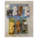 7 Plush PEZ Keychain Dispensers