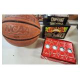 2 Boxes Of New Golf Balls & a Basketball