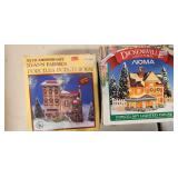 Two Dickens Porcelain Christmas Villages Org Boxes