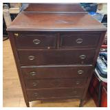 Antique Cherry  6 Drawer Chest