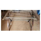 Contemporary Glass Top Table