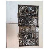 2 LG Trays Of Bolts, Fittings, Hardware