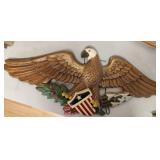 VTG MCM Syroco American Eagle Wall Hanging Plaque