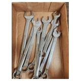 Flat Full Of Heavy Duty Craftsman Wrenches
