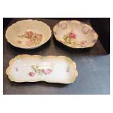 3 Antique Bavaria Serving Bowls