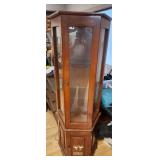 VTG Oak Curio Cabinet