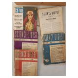 5 1930s Science Digest Magazines