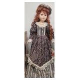 27' VTG Porcelain Duck House Heirloom Doll