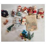 Flat Full of VTG Christmas Figures