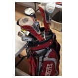 Set of Dunlop Golf Clubs & Ohio ST Golf Bag