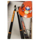 Pry Bar/Tree Clippers & Hard Hat