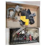 2 LG Trays Of Bolts, Fittings, Hardware