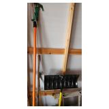 Lot Of 5 8 ft Ladder, Limb Cutter, Yard Tools