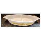 Pyrex Harvest Wheat Double Serving Dish