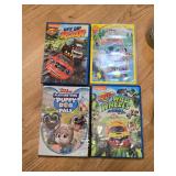 Kid dvds, scale stock car, and cars