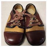 1970s Pair Of Leather Baby Shoes