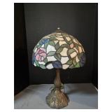 Floral Stained Glass Table Lamp