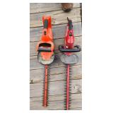 Two Electric Hedge Clippers