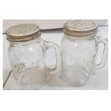 Set Of VTG Ball Salt & Pepper Shakers