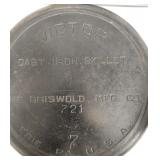 Griswold Victor No 7 Cast Iron Skillet Erie PA