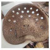 Antique Tractor Seat & Farmer Sifter Screen