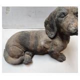 VTG Wiener  Dog Yard Decor Piece